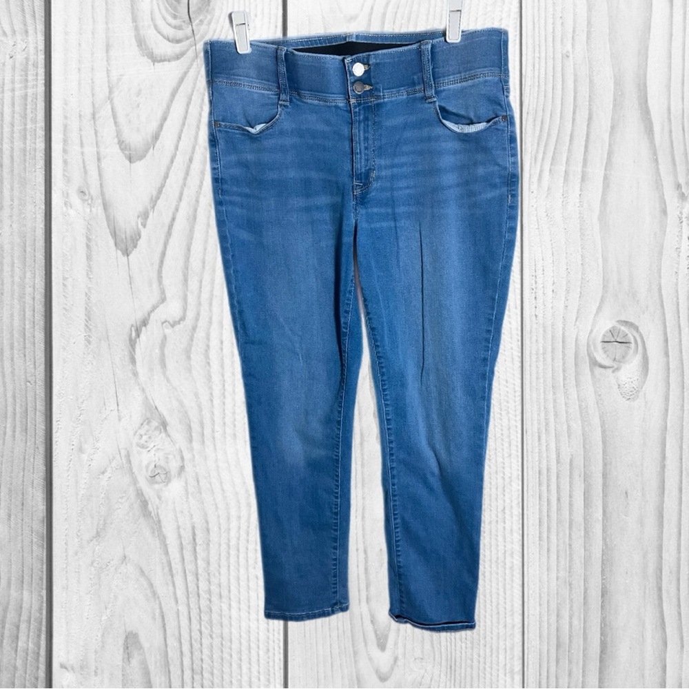 Nine West Blue Slim Waist Ankle Jeans size 16